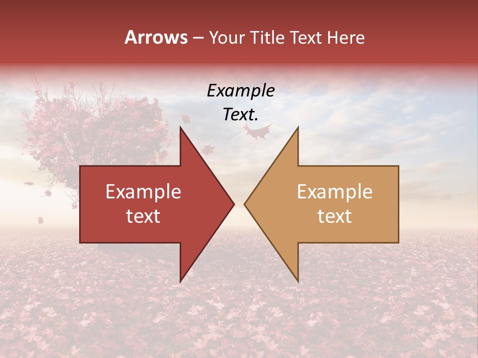 Beautiful Autumn Brown PowerPoint Template