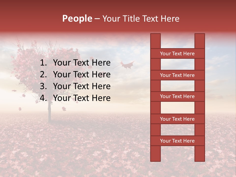 Beautiful Autumn Brown PowerPoint Template