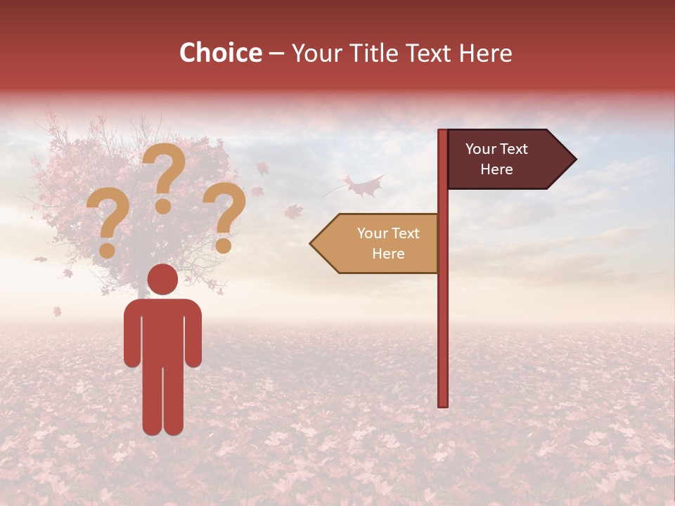 Beautiful Autumn Brown PowerPoint Template