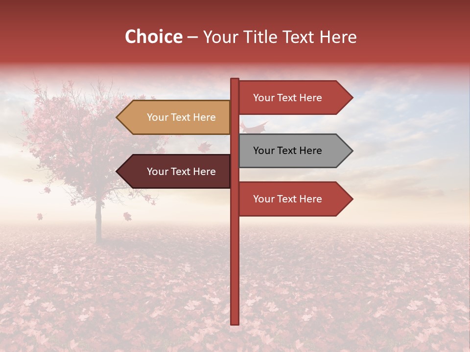 Beautiful Autumn Brown PowerPoint Template