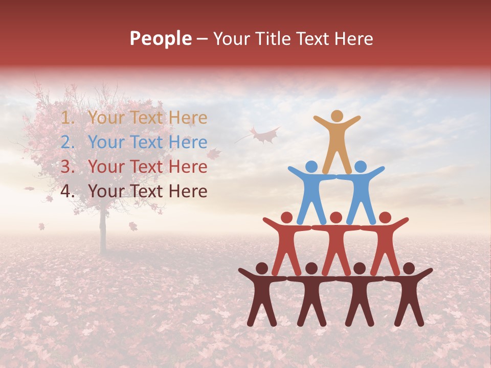 Beautiful Autumn Brown PowerPoint Template