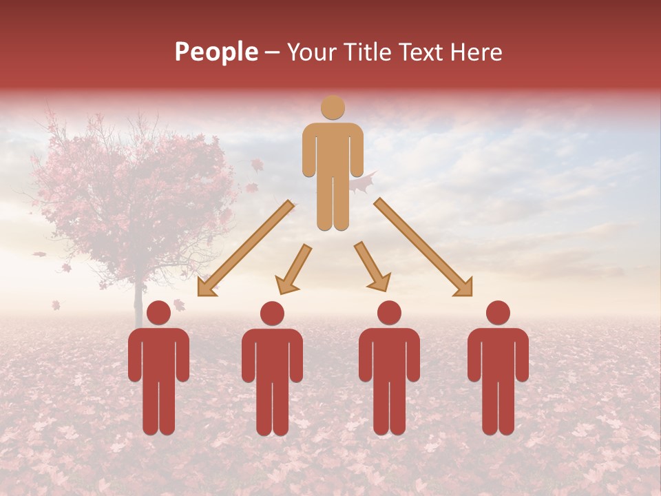 Beautiful Autumn Brown PowerPoint Template