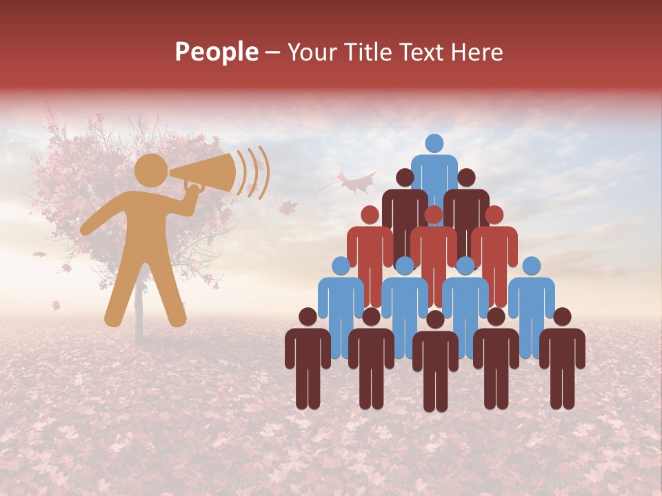 Beautiful Autumn Brown PowerPoint Template