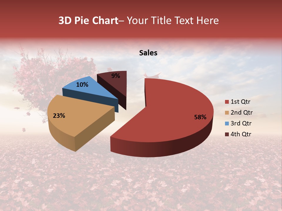 Beautiful Autumn Brown PowerPoint Template