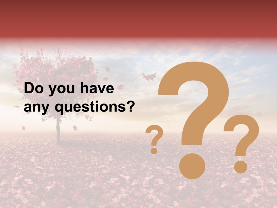 Beautiful Autumn Brown PowerPoint Template