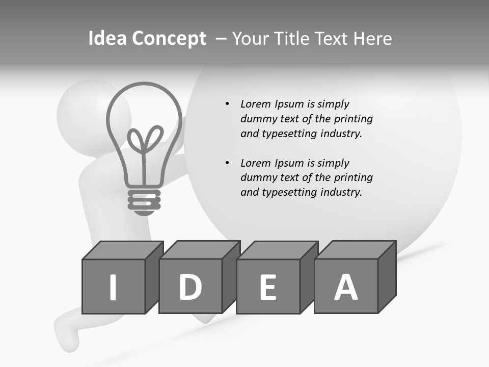 Rock Work Sisyphean PowerPoint Template