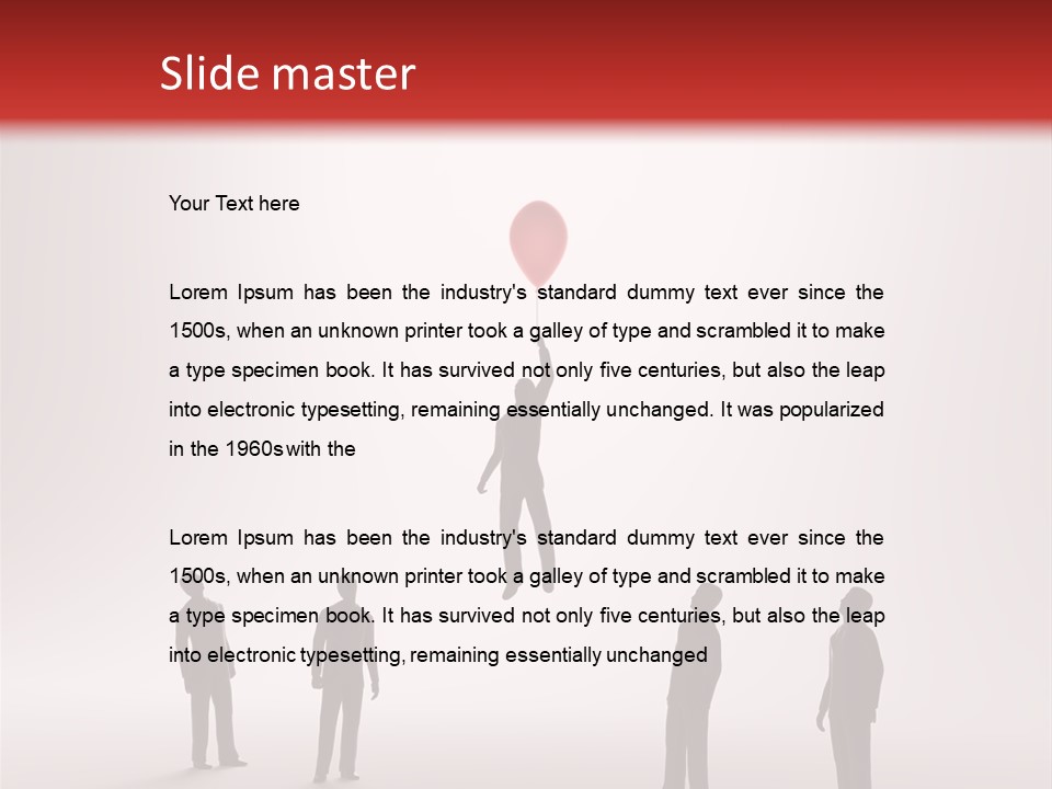 Career Moving Tiny PowerPoint Template