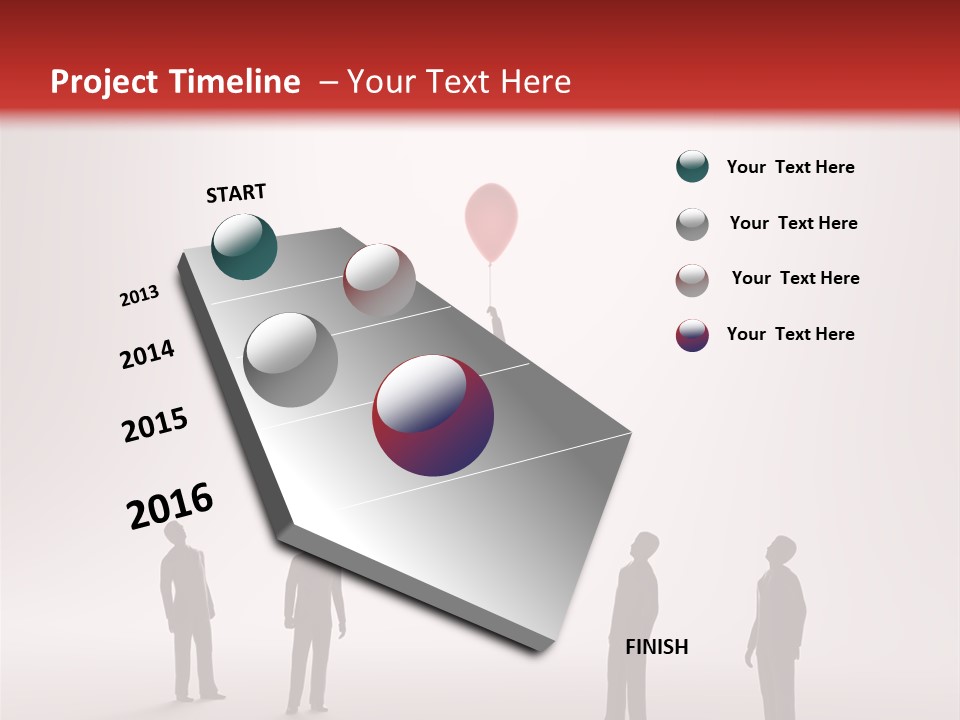 Career Moving Tiny PowerPoint Template