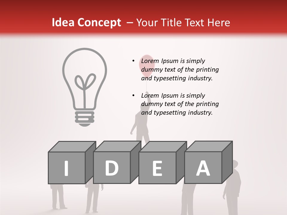 Career Moving Tiny PowerPoint Template