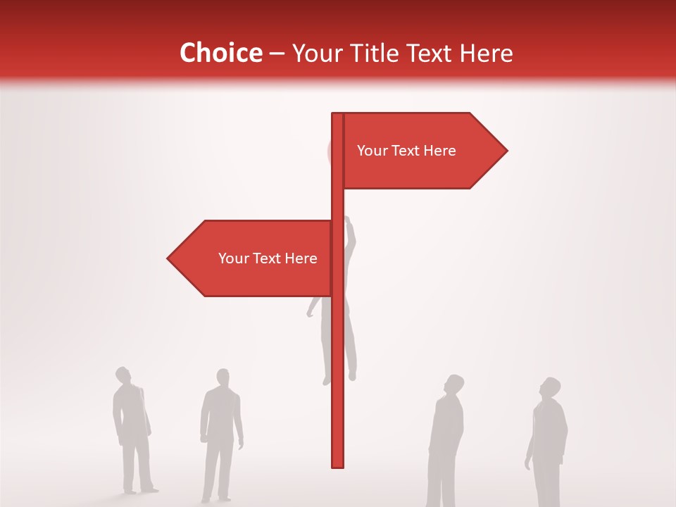 Career Moving Tiny PowerPoint Template