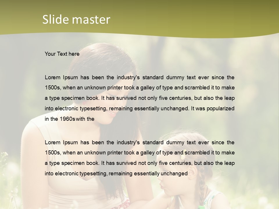 Playing Talk Summer PowerPoint Template