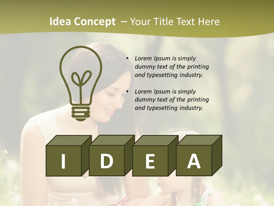 Playing Talk Summer PowerPoint Template