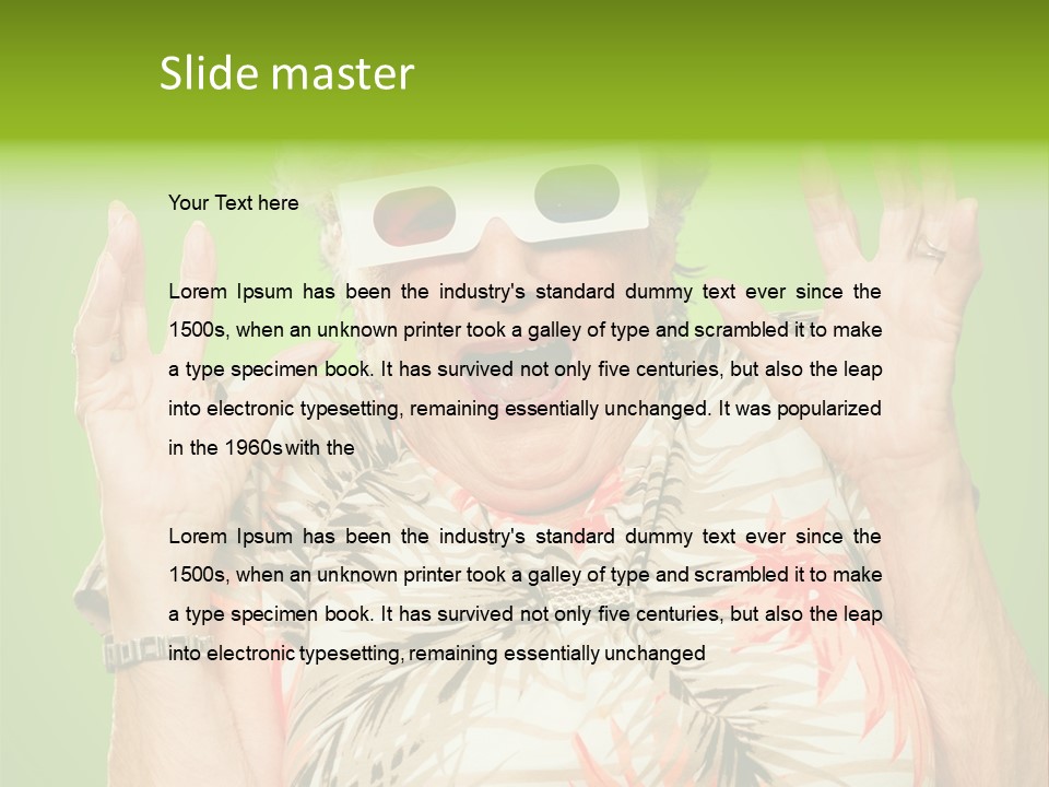 Animation One Isolated PowerPoint Template