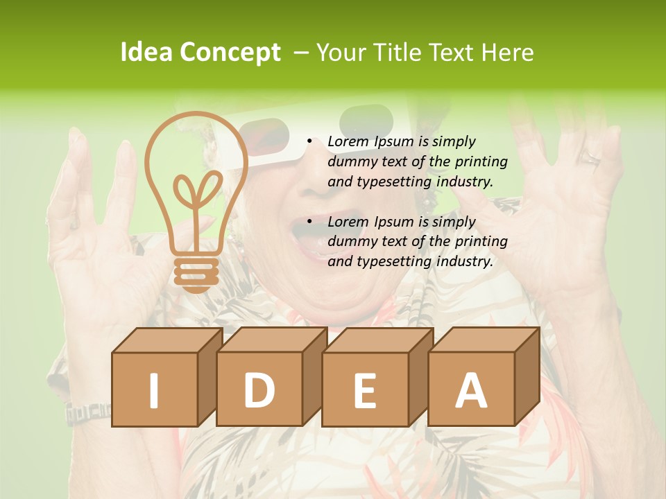 Animation One Isolated PowerPoint Template