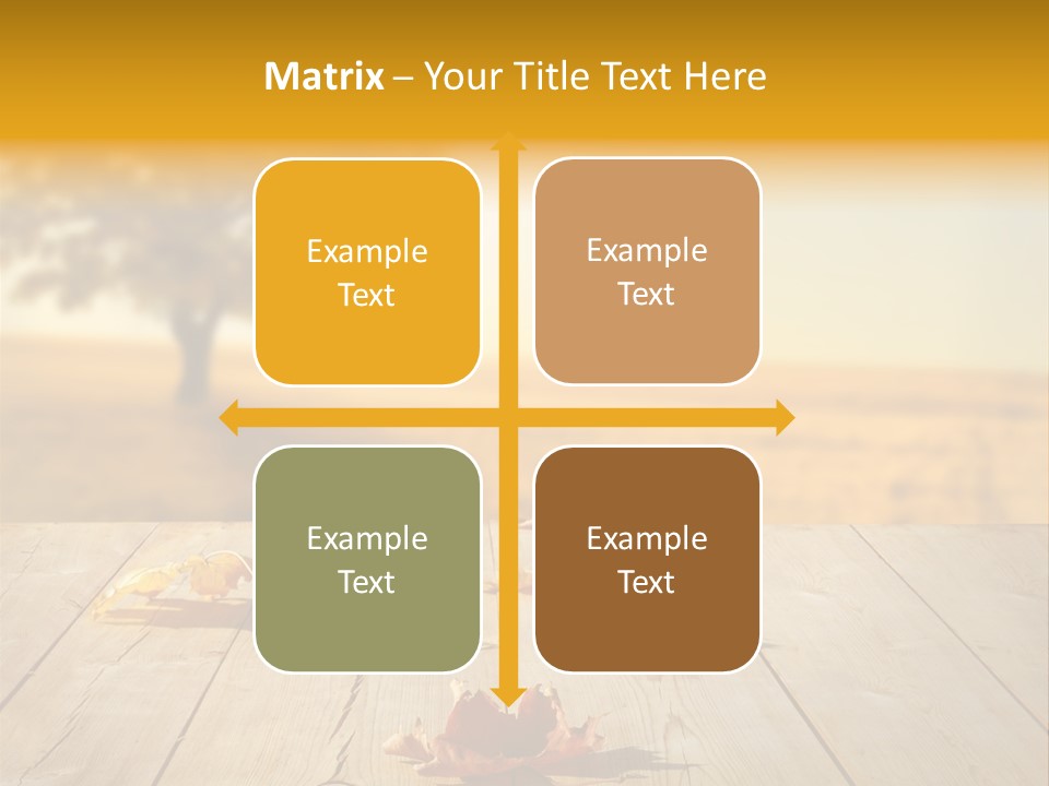 Vibrant Aged Park PowerPoint Template