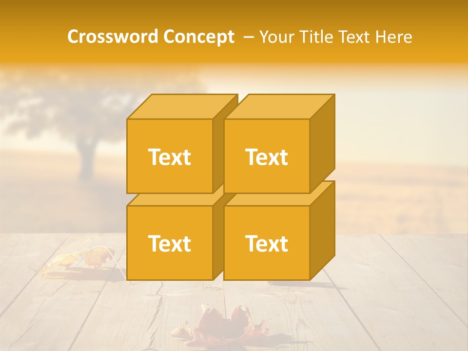 Vibrant Aged Park PowerPoint Template