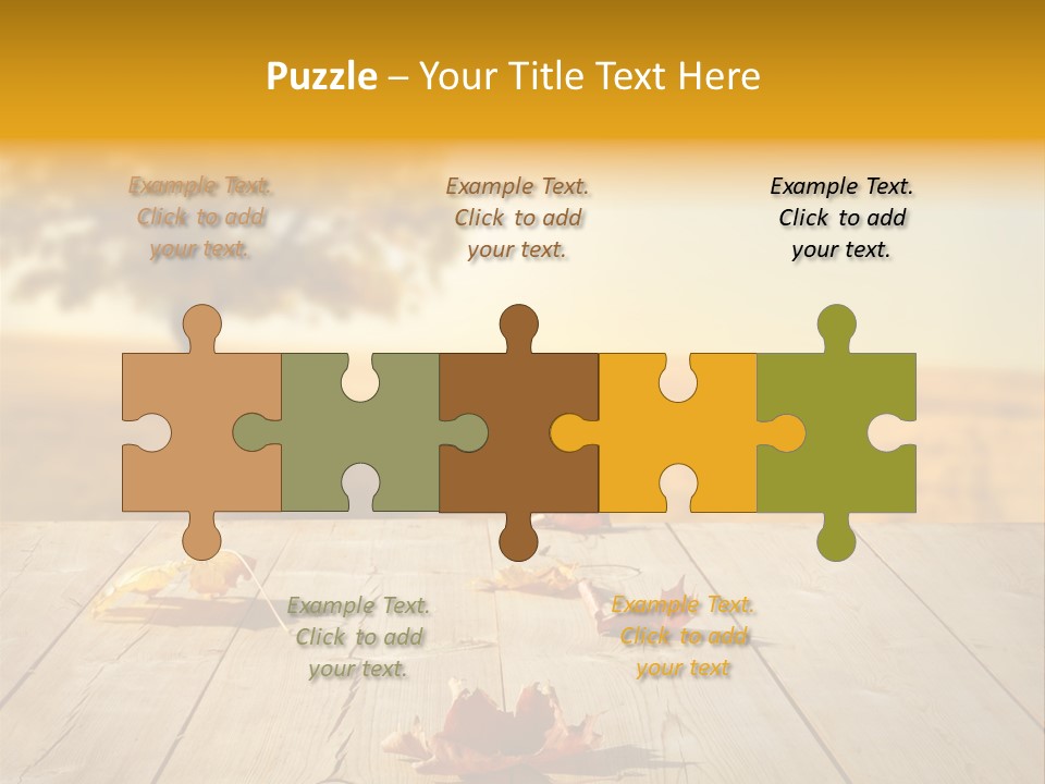 Vibrant Aged Park PowerPoint Template