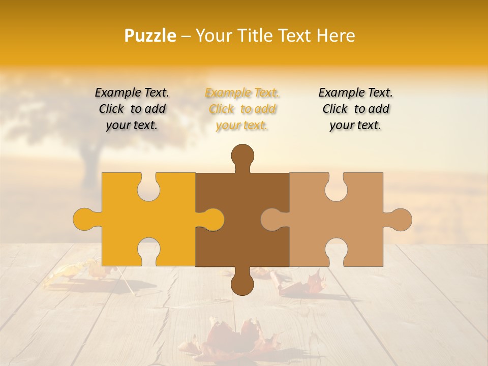 Vibrant Aged Park PowerPoint Template