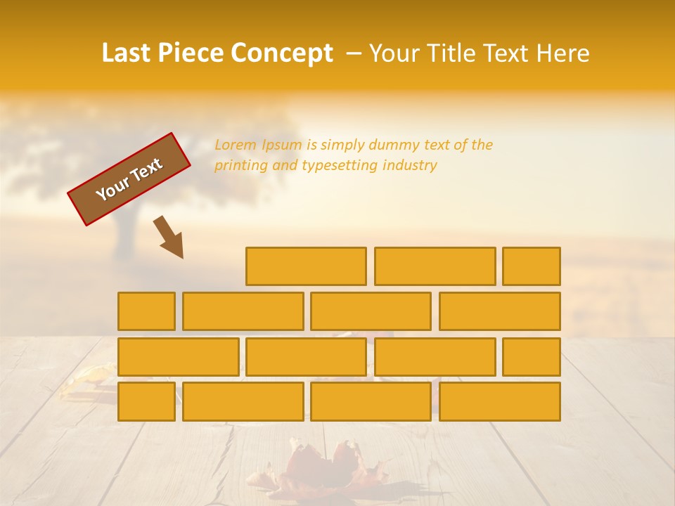 Vibrant Aged Park PowerPoint Template