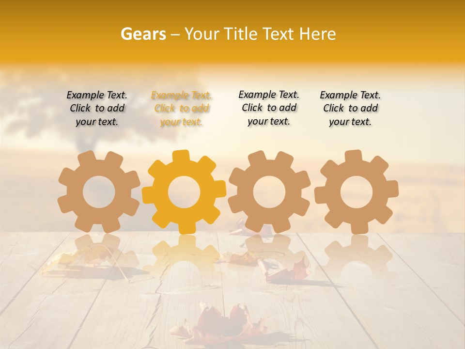 Vibrant Aged Park PowerPoint Template