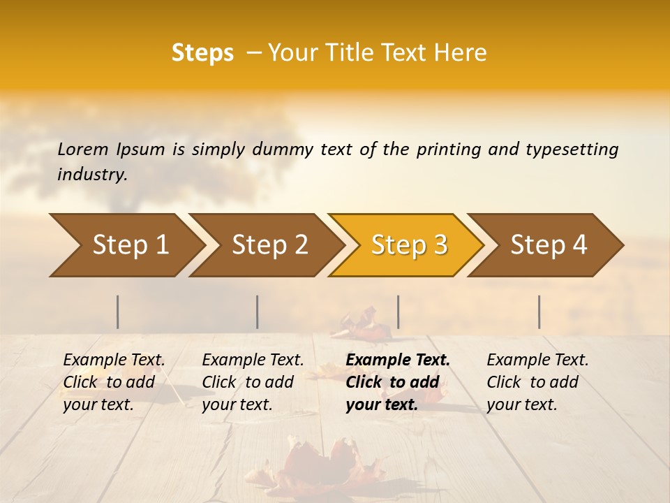 Vibrant Aged Park PowerPoint Template