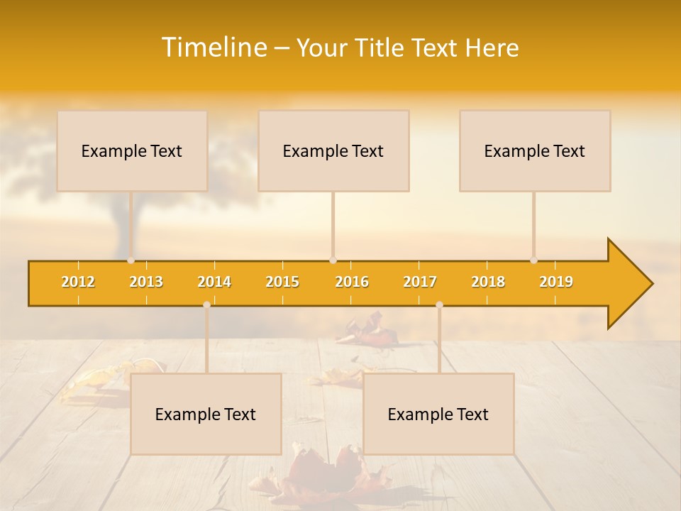 Vibrant Aged Park PowerPoint Template