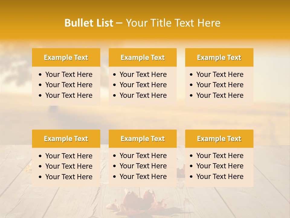 Vibrant Aged Park PowerPoint Template