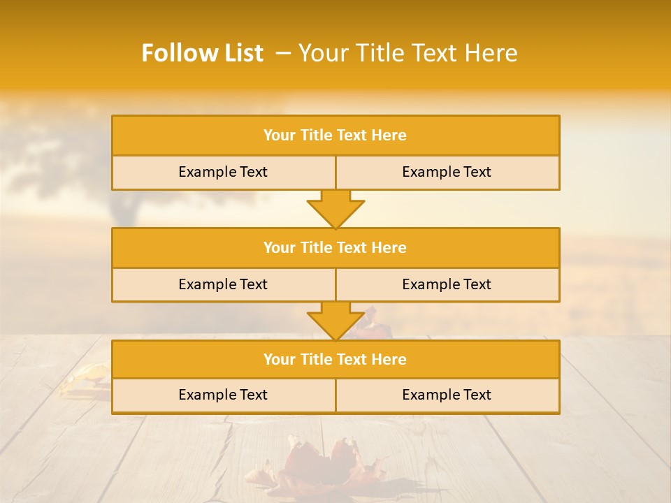 Vibrant Aged Park PowerPoint Template