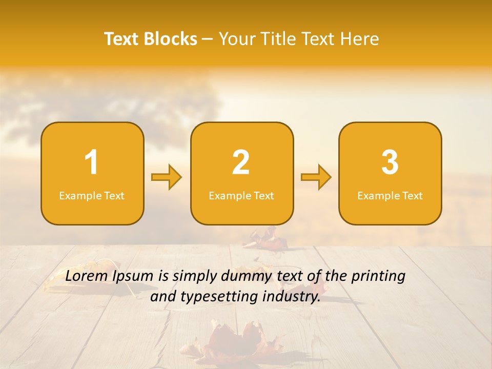 Vibrant Aged Park PowerPoint Template