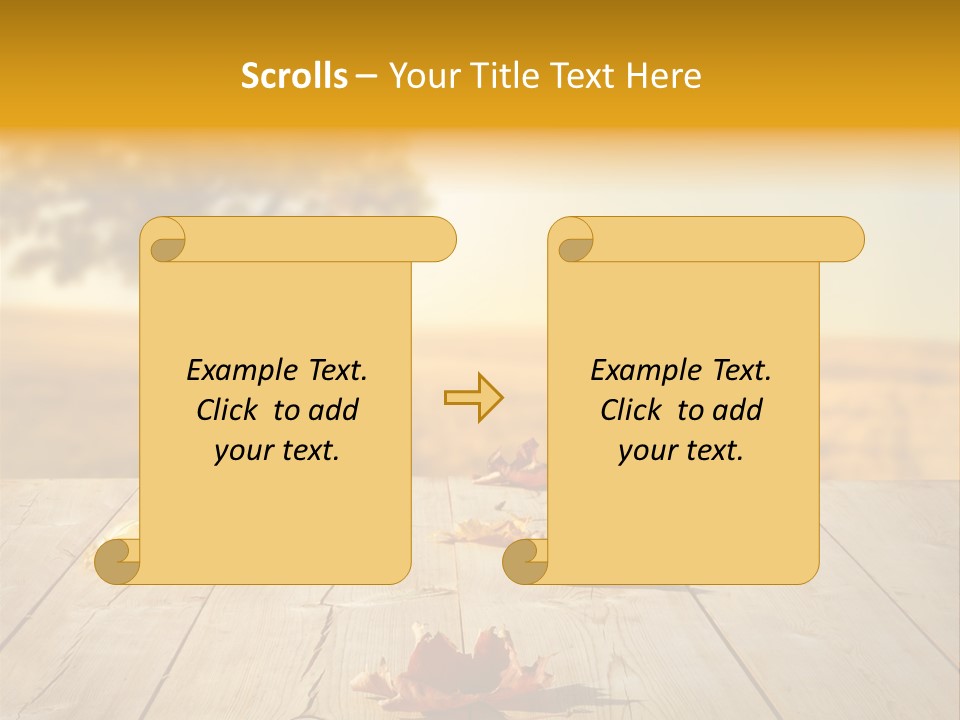 Vibrant Aged Park PowerPoint Template