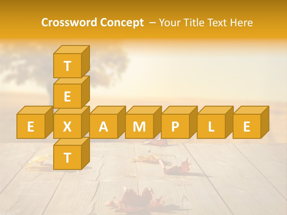 Vibrant Aged Park PowerPoint Template