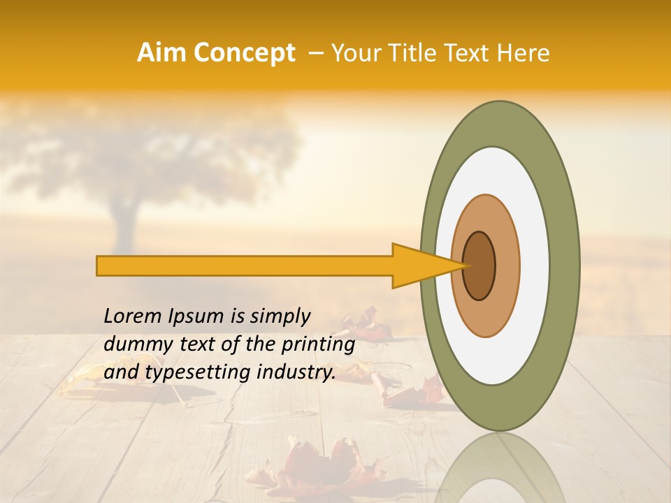 Vibrant Aged Park PowerPoint Template