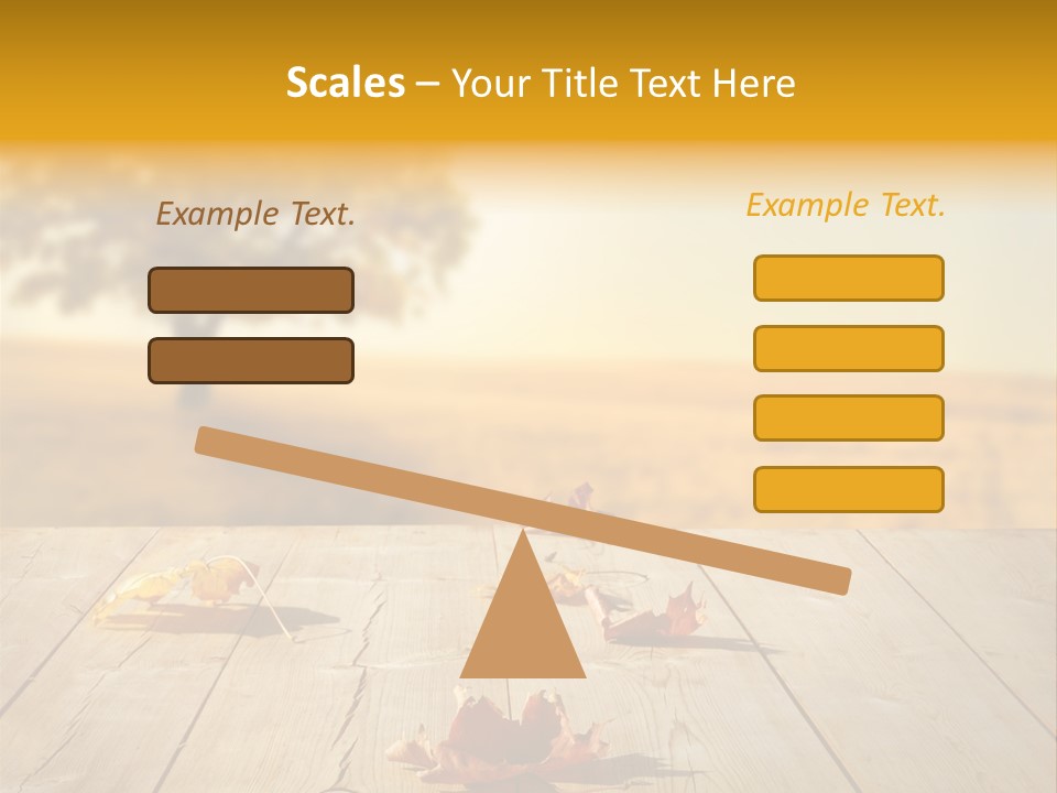 Vibrant Aged Park PowerPoint Template