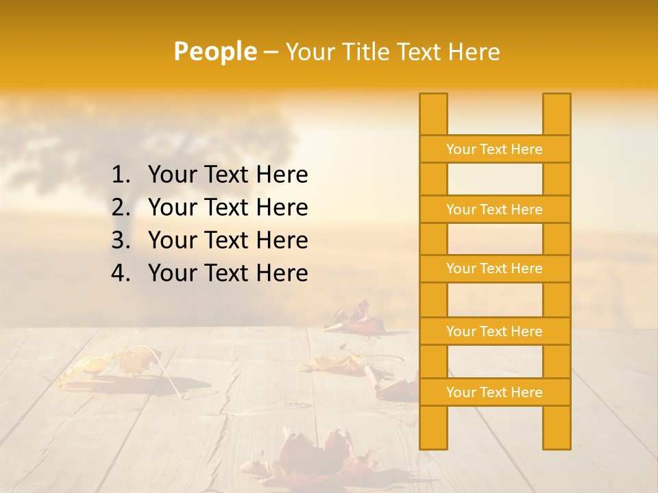 Vibrant Aged Park PowerPoint Template