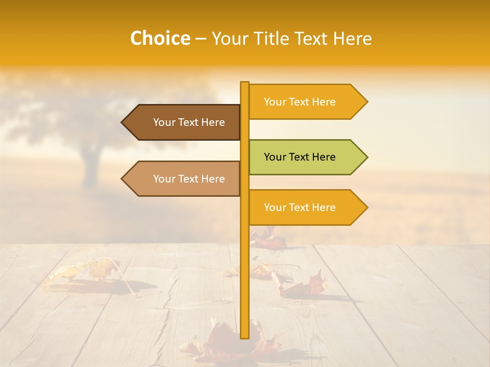 Vibrant Aged Park PowerPoint Template