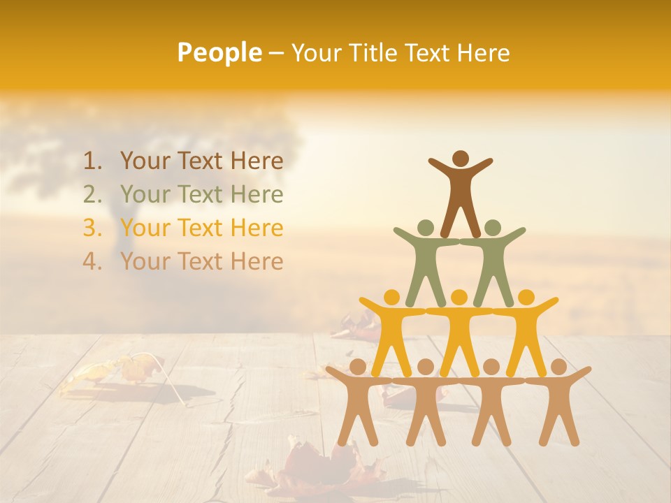 Vibrant Aged Park PowerPoint Template