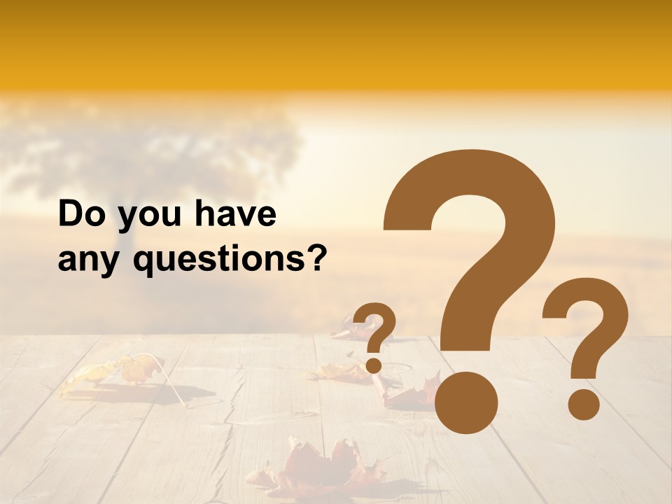 Vibrant Aged Park PowerPoint Template