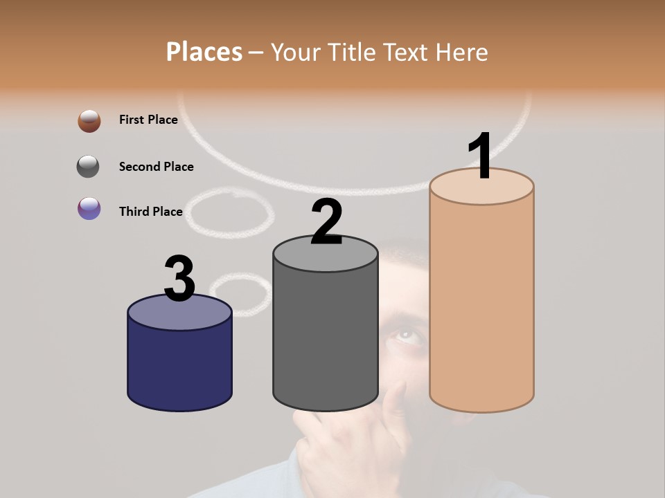 Speech Bubble Chalk White PowerPoint Template