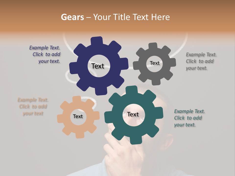 Speech Bubble Chalk White PowerPoint Template