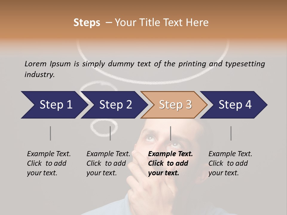 Speech Bubble Chalk White PowerPoint Template