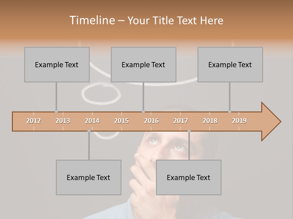 Speech Bubble Chalk White PowerPoint Template