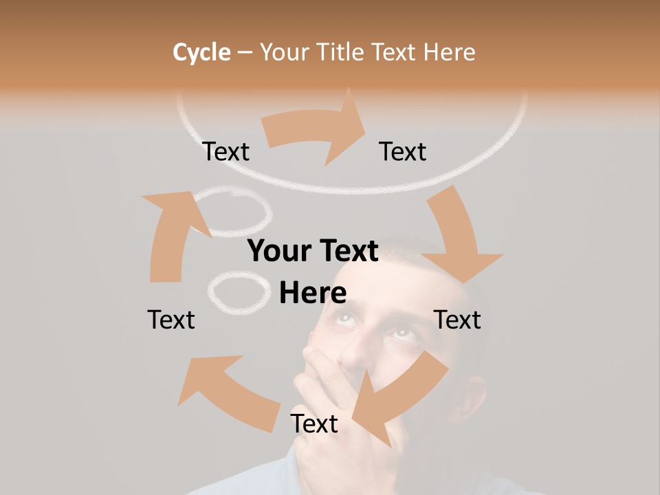 Speech Bubble Chalk White PowerPoint Template