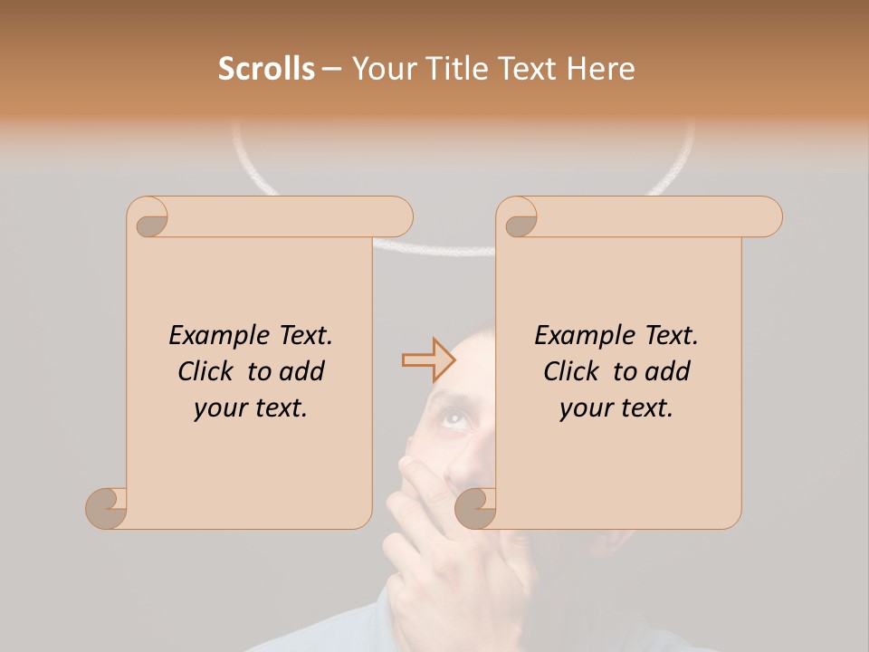 Speech Bubble Chalk White PowerPoint Template