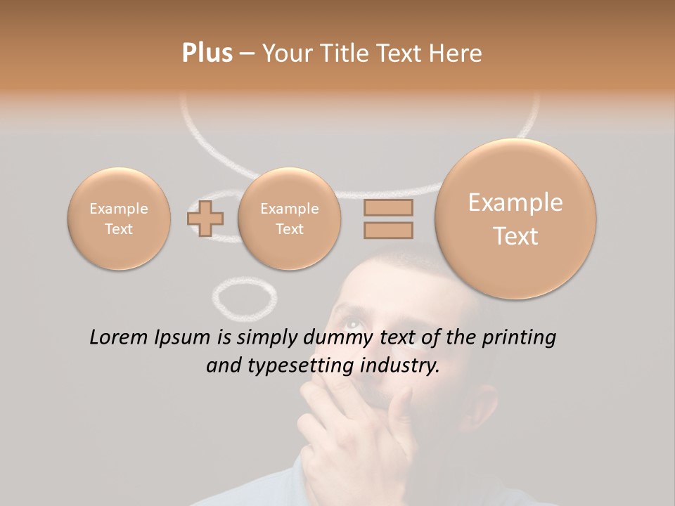 Speech Bubble Chalk White PowerPoint Template