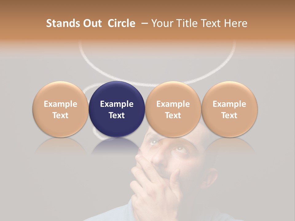 Speech Bubble Chalk White PowerPoint Template