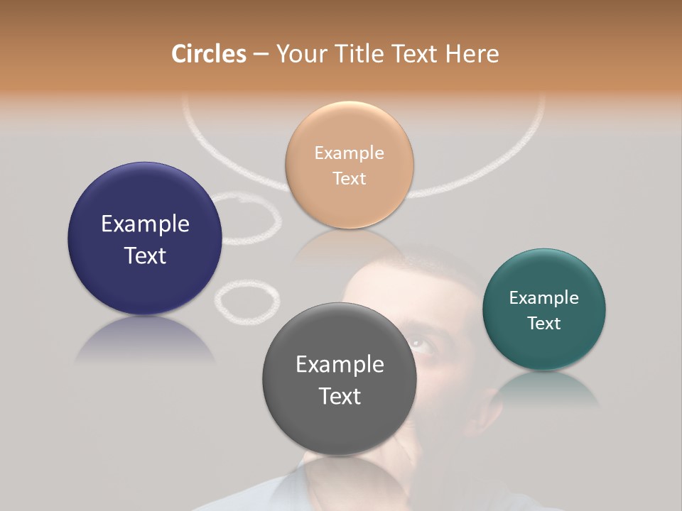 Speech Bubble Chalk White PowerPoint Template