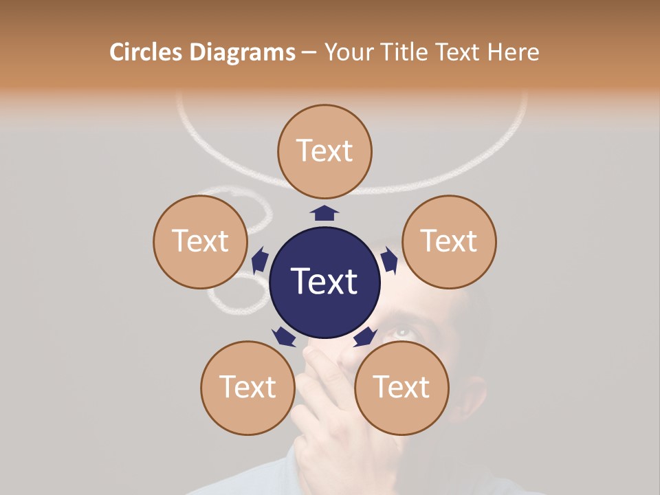 Speech Bubble Chalk White PowerPoint Template