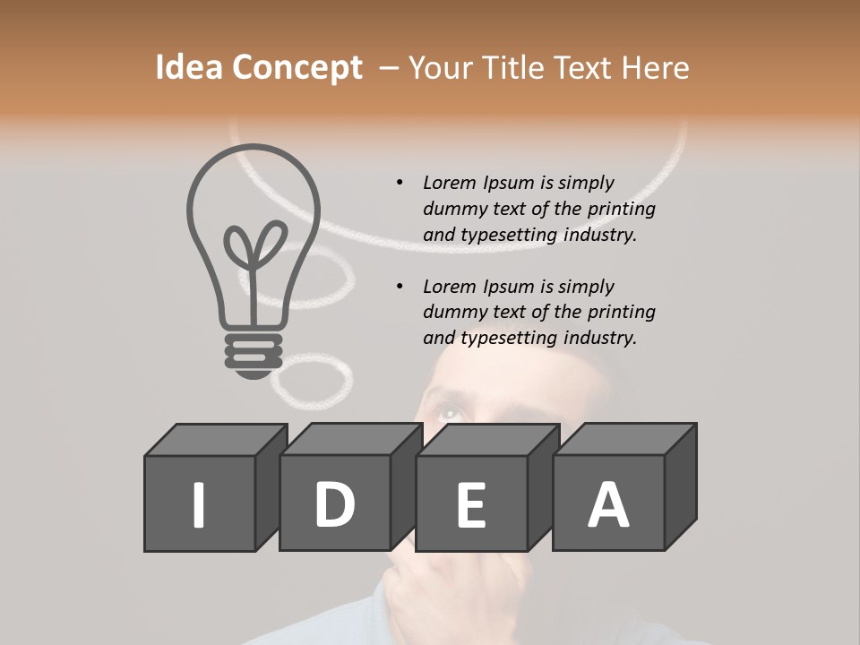 Speech Bubble Chalk White PowerPoint Template