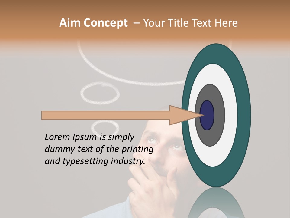 Speech Bubble Chalk White PowerPoint Template