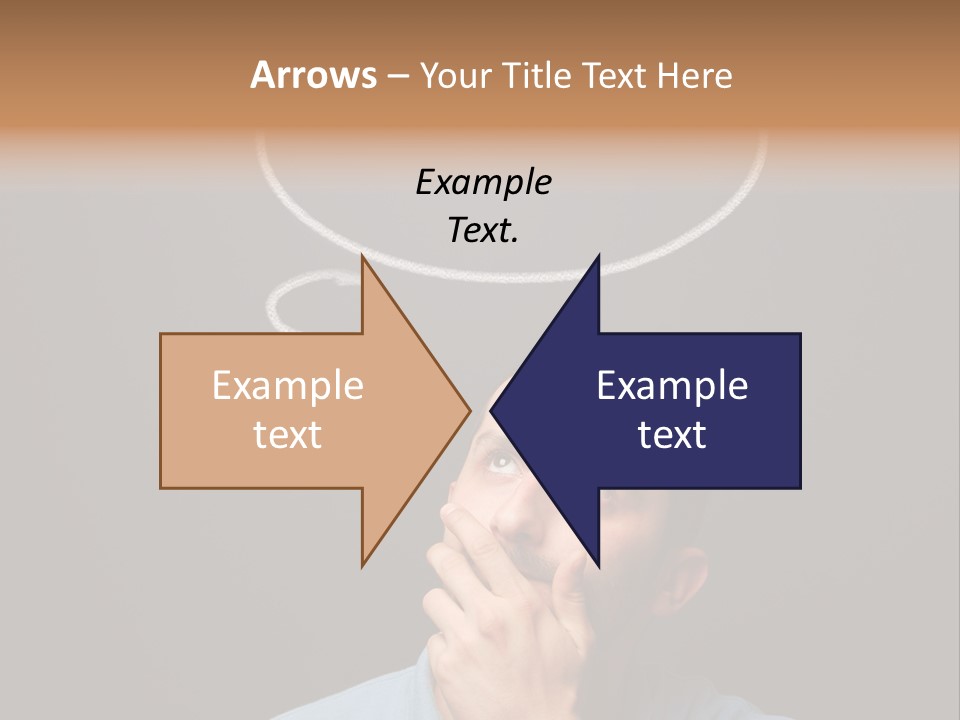 Speech Bubble Chalk White PowerPoint Template